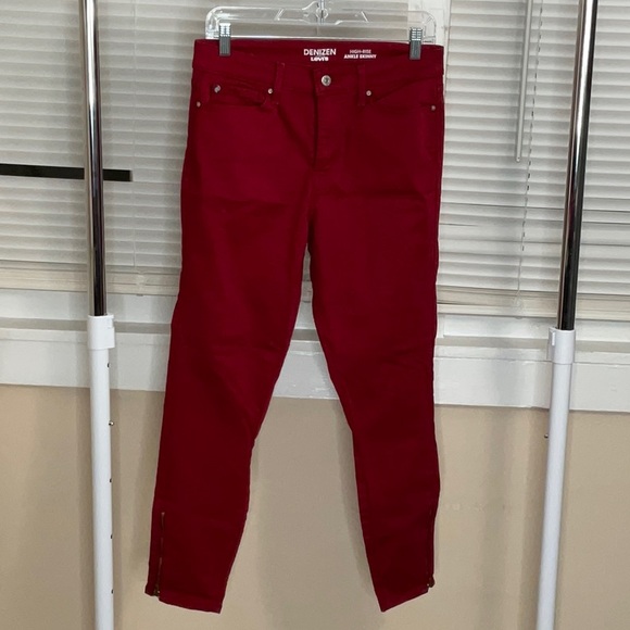 Denizen from Levi's Denim - Women's Red Skinny Jeans